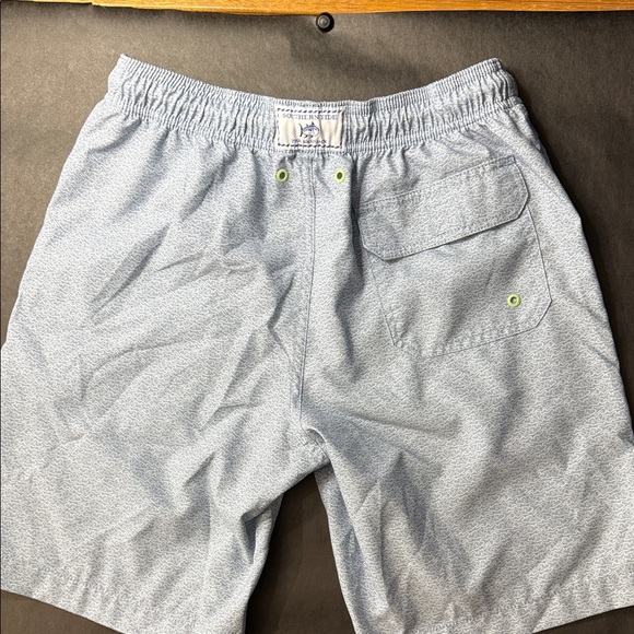 Southern Tide BOYS SWIM SHORTS NWOT light blue/light green drawstring swimShorts - Picture 2 of 5